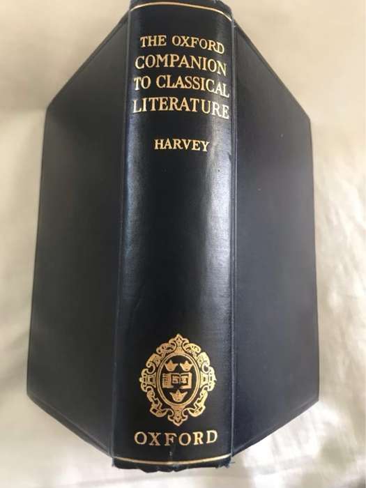 The Oxford Companion to Classical Literature - Paul Harvey(Compiled by Sir)