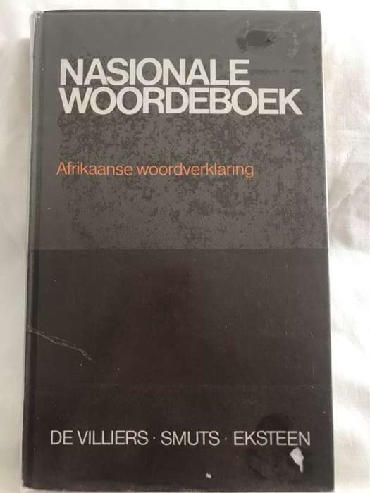 Nasionale Woordeboek - De Villiers,Smuts en Eksteen