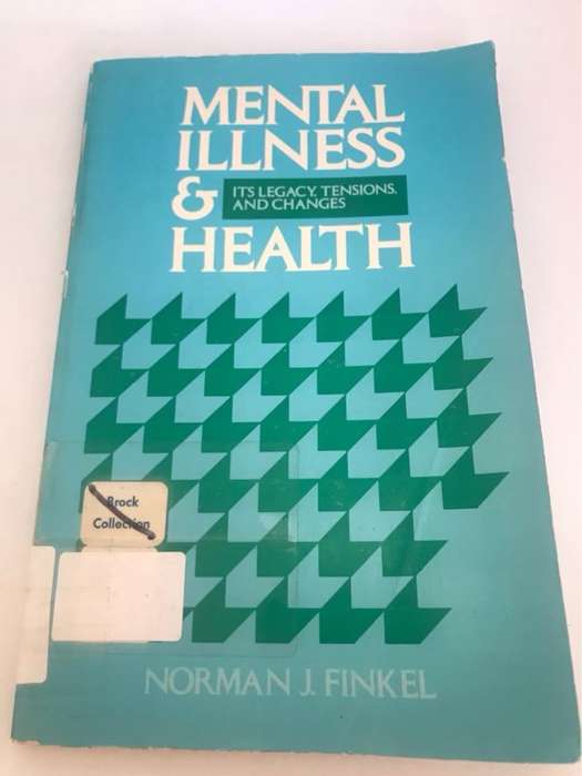 Mental Illness & Health - Norman J.Finkel