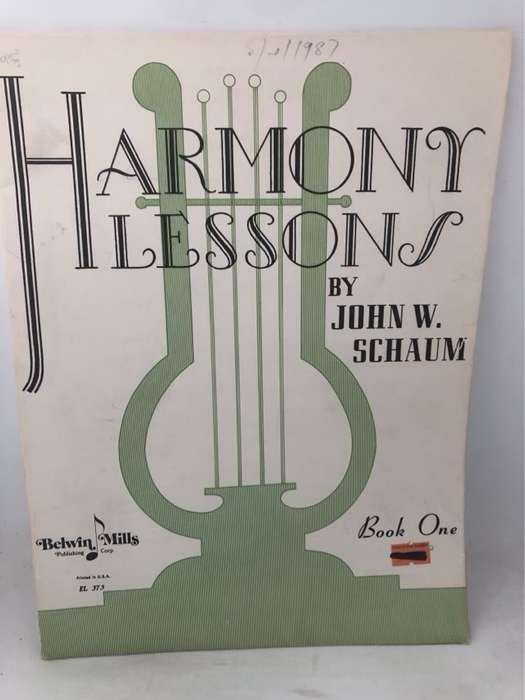 Harmony LessonsBook 1 - John W.Schaum