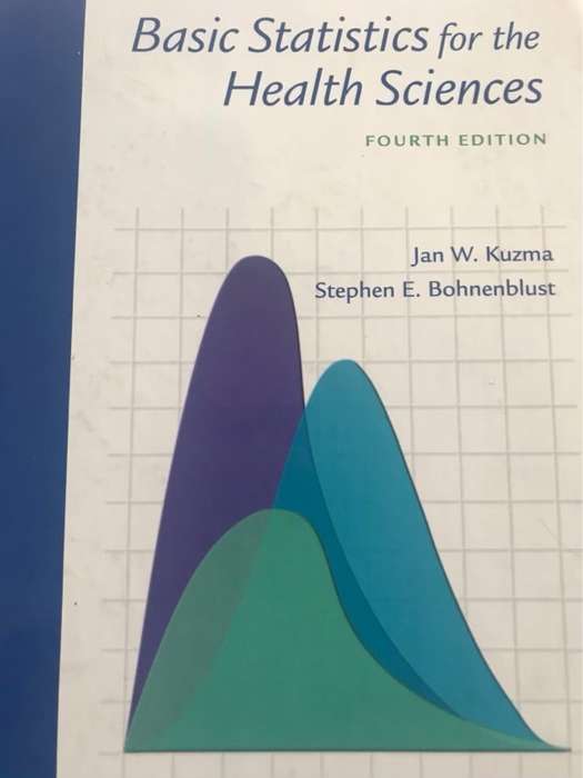 Basic Statistics for the Health Sciences - Jan W. Kuzma, Stephen E. Bohnenblust