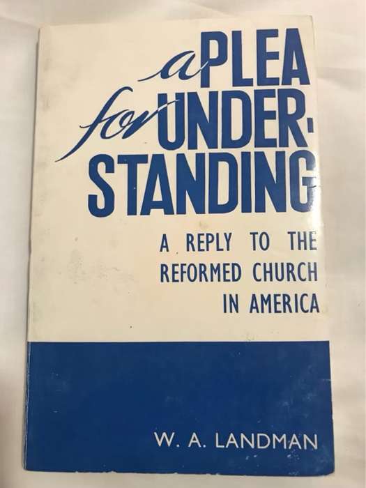A Plea for Understanding - W.A.Landman