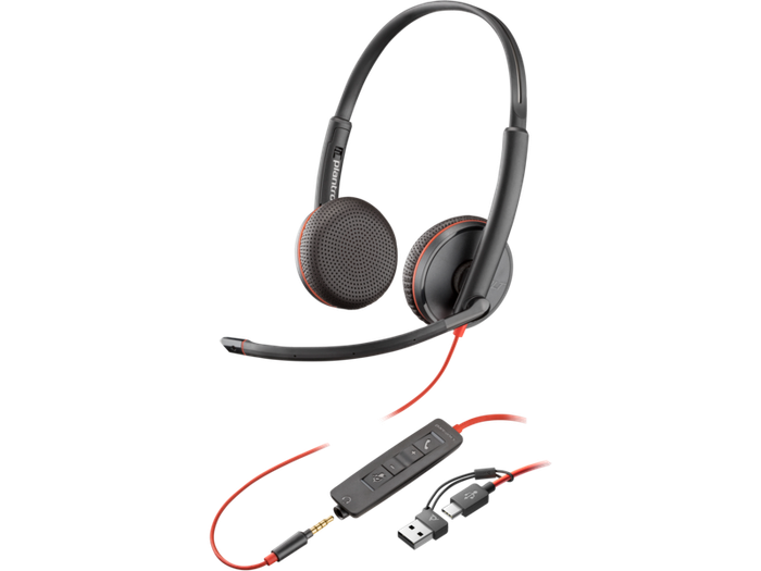 POLY BLACKWIRE 3225 STEREO USB-C HEADSET HEADSET