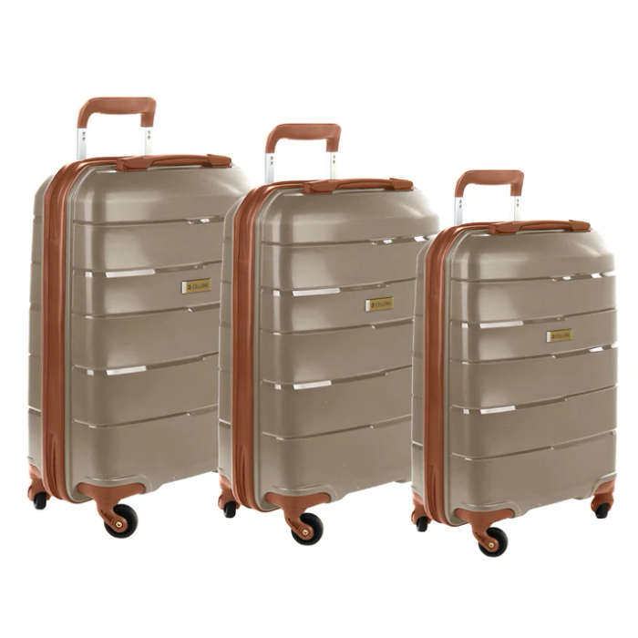 Cellini Spinn 3 piece set -mink/tan