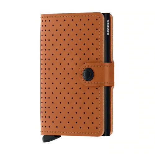 Secrid Slimwallet Perforated Cognac
