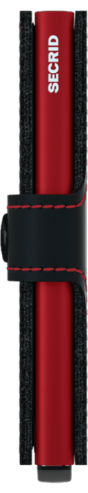 Secrid Miniwallet Matte Black & Red