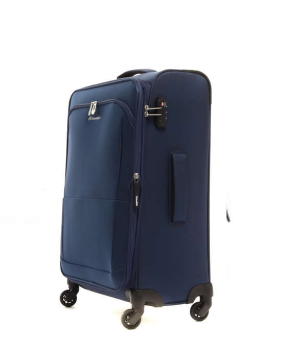 TRAVELITE FLASH 54CM CARRY ON TROLLEY CASE -NAVY