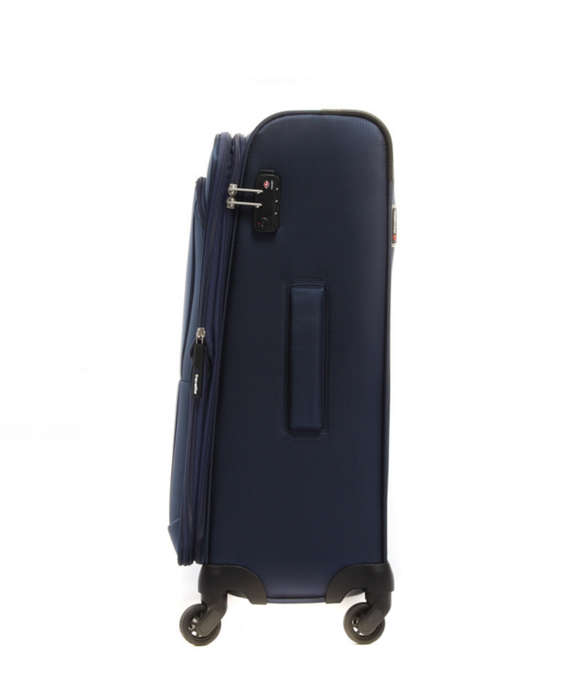 TRAVELITE FLASH 54CM CARRY ON TROLLEY CASE -NAVY