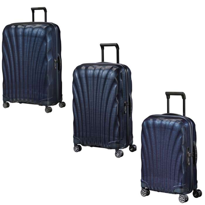 SAMSONITE C LITE 3 PIECE SET - MIDNIGHT BLUE