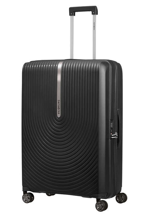 SAMSONITE HI-FI SPINNER EXPANDABLE 3 PIECE SET -BLACK