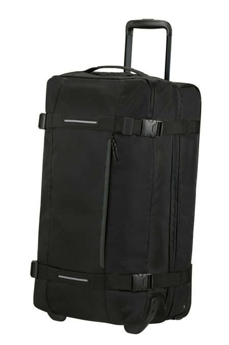 American Tourister Urban Track Duffle with Wheels Medium 84L -Black
