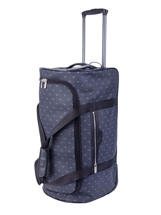 Polo Signature Luggage Medium Trolley Duffel -Black