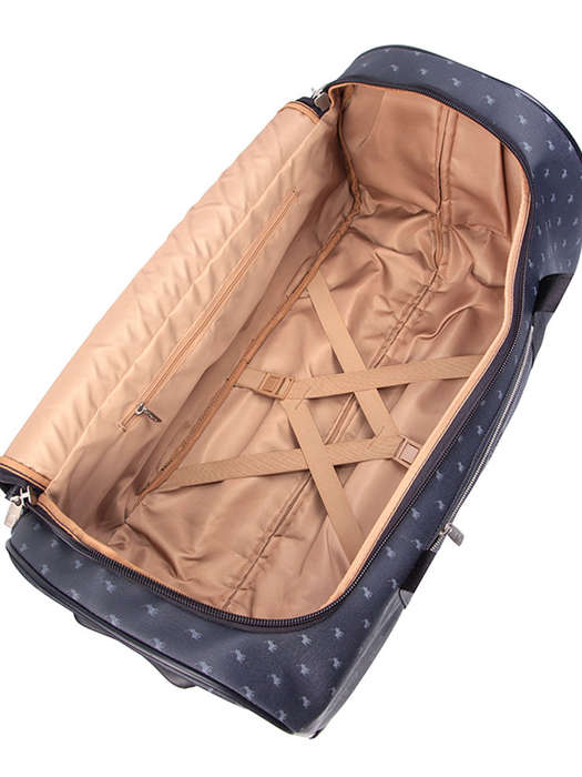 Polo Signature Luggage Medium Trolley Duffel -Black