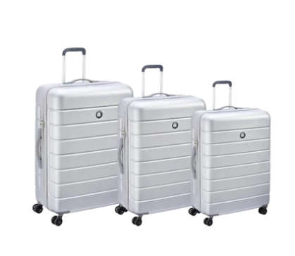 DELSEY LAGOS 3 PIECE SET -SILVER