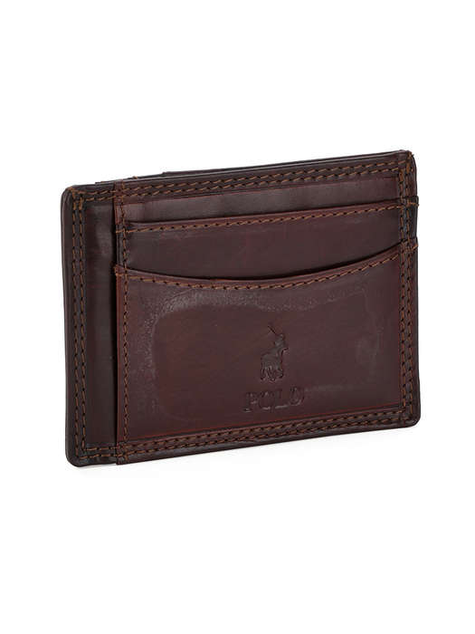 Polo Kenya Credit Card W Top Flap -brown