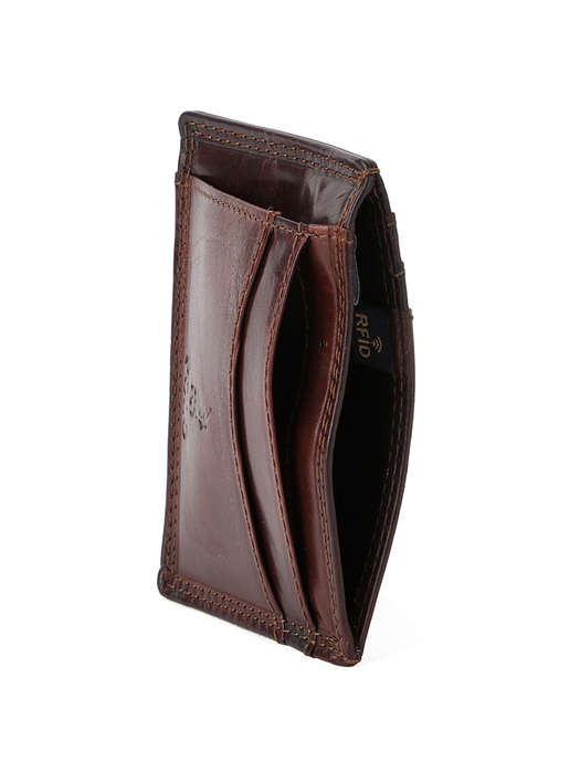 Polo Kenya Credit Card W Top Flap -brown