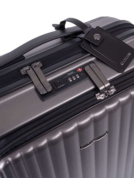 Cellini Tri Pak Medium 4 Wheel Trolley Case -Champagne