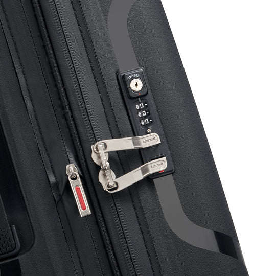 DELSEY CLAVEL Cabin suitcase - S expandable (55cm) recycled material-BLACK