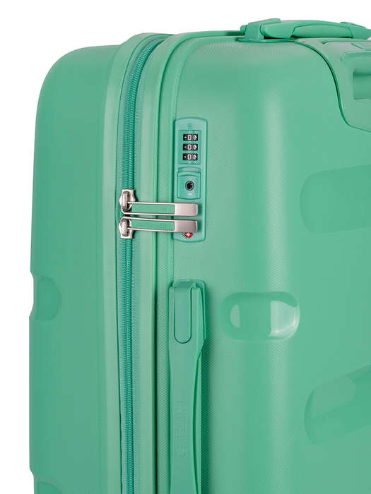 Cellini Cruze 65cm Medium 4 Wheel Trolley Case-JADE GREEN