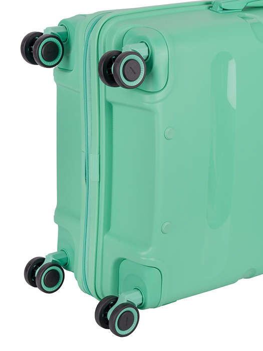 Cellini Cruze 65cm Medium 4 Wheel Trolley Case-JADE GREEN