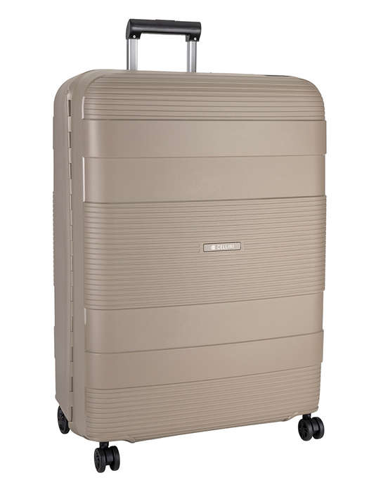 Cellini Safetech Large 4 Wheel Trolley Case-STONE