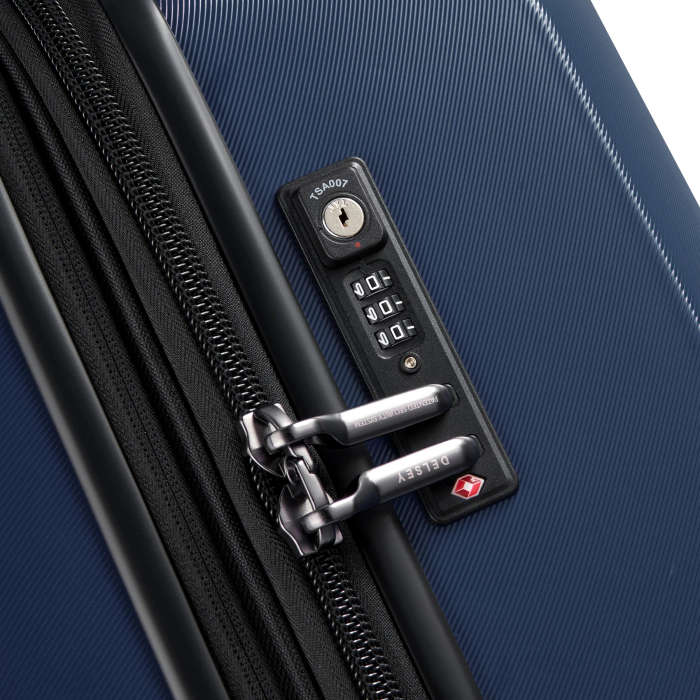 DELSEY PROMENADE HARD 2.0 Checkin suitcase - L expandable (76cm)NAVY