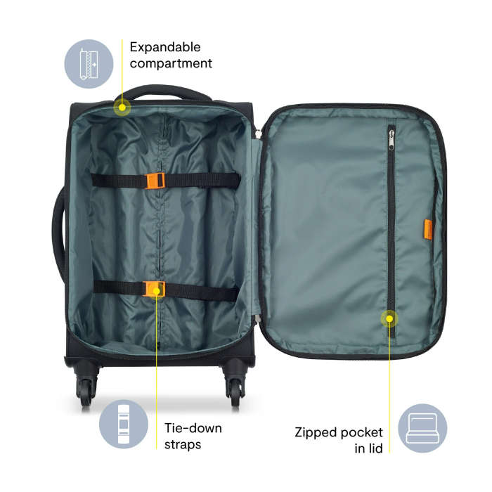 DELSEY SECURITECH VANGUARD 55CM -BLACK