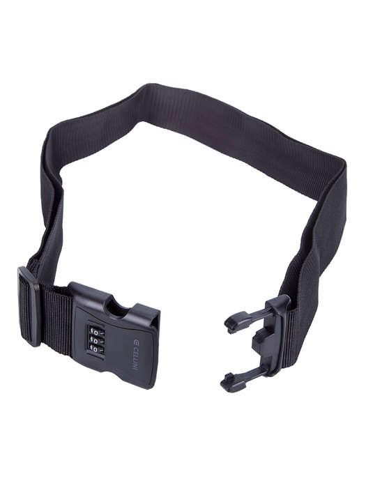 CELLINI ACCESSORIES LUGGAGE STRAP COMBO LOCK BLACK