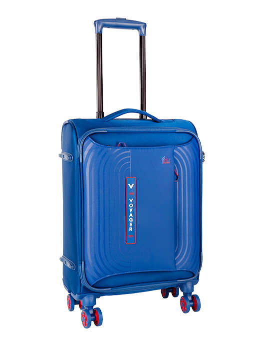 Voyager Synergy 4 Wheel Carry On Trolley-NAVY