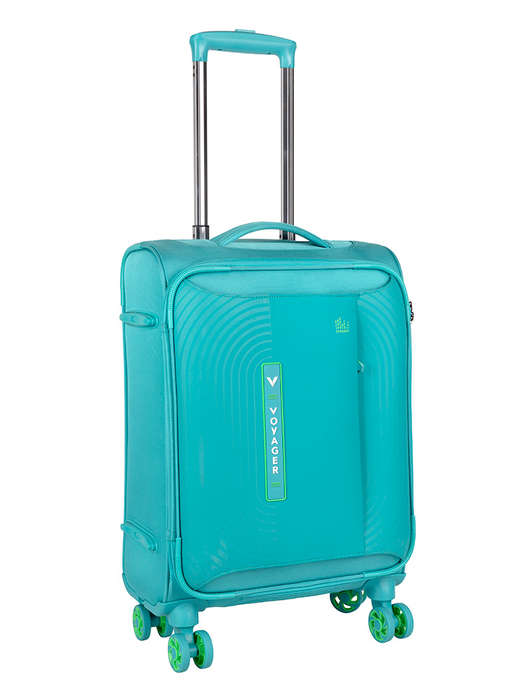 Voyager Synergy 4 Wheel Carry On Trolley-TEAL
