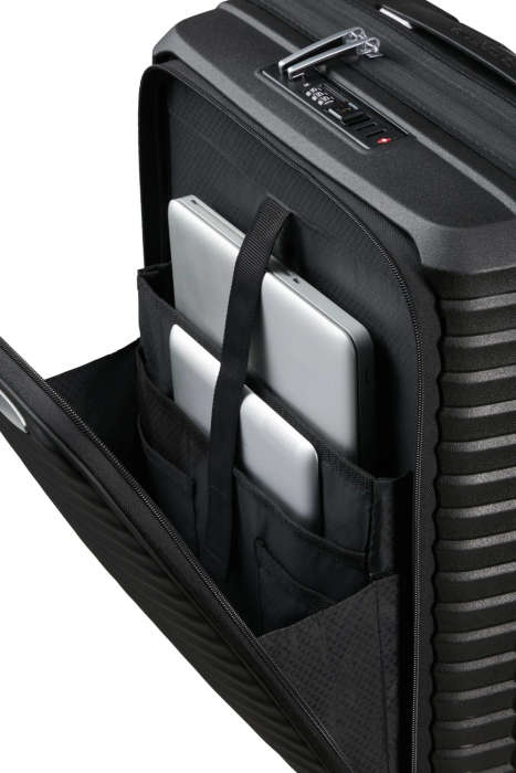Samsonite Upscape Spinner Easy Access 55cm-BLACK