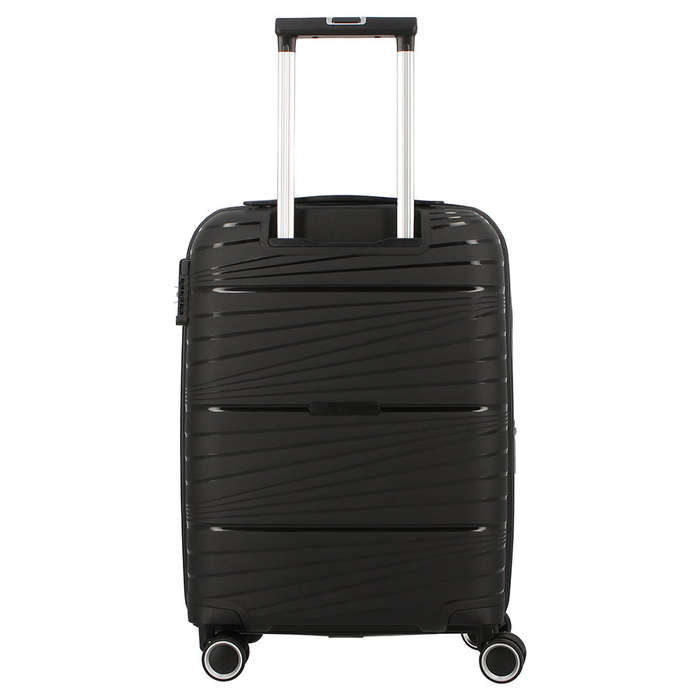 Pierre Cardin Montpellier Hard Case Large Trolley Luggage Black