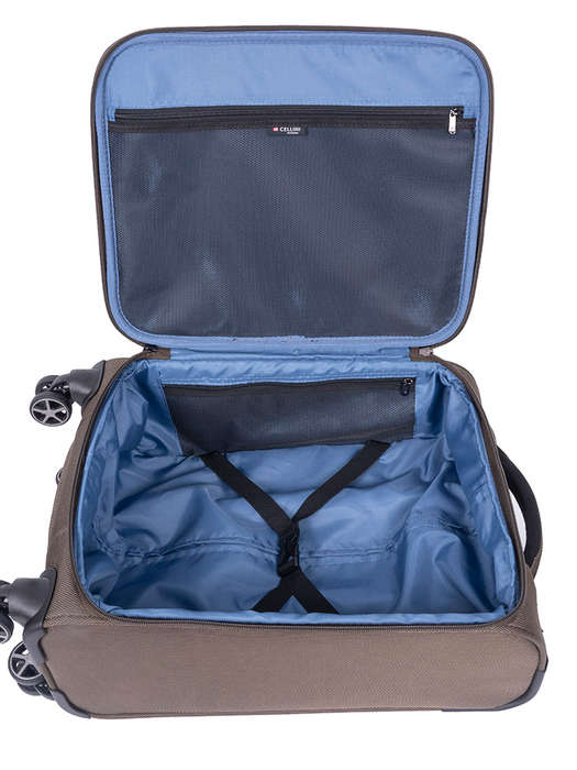 Cellini Megapak Carry On 4-Wheel Trolley Case - Available in 3 colors
