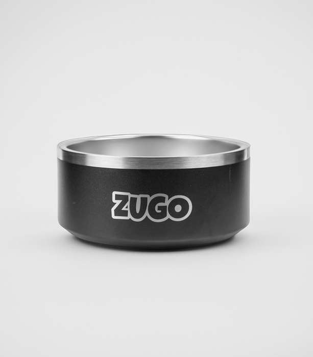 ZuBowl Stainless Steel Dog Bowl  32oz / 950ml | Zugo | Medium Non-Slip, Food-Grade Feeding Bowl
