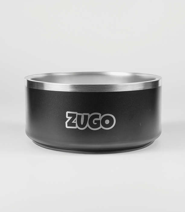 ZuBowl Stainless Steel Dog Bowl  64oz / 1.9L | Zugo | Large Durable Pet Bowl, Non-Slip & Easy ...
