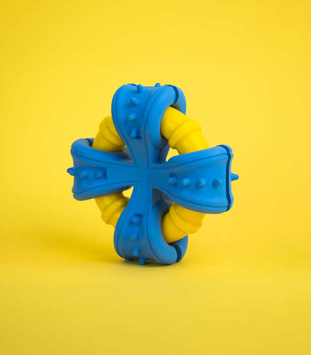 Biteblast Rubber Dog Toy | Zugo | Robust Chew Toy for Strong Dogs