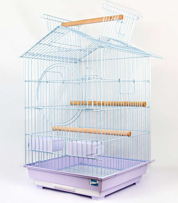 Aviary Bird Cage 8  47x47x85cm  White | Zugo | Spacious White Bird Cage for Multiple Species