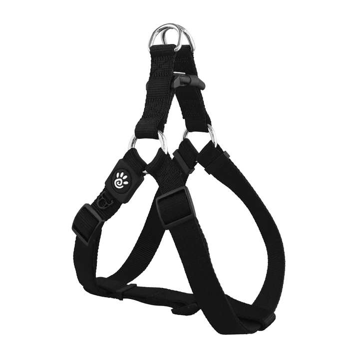 Doco Signature Nylon Dog Harness - L - Black | Doco | Sturdy Black Nylon Harness for Large Dogs