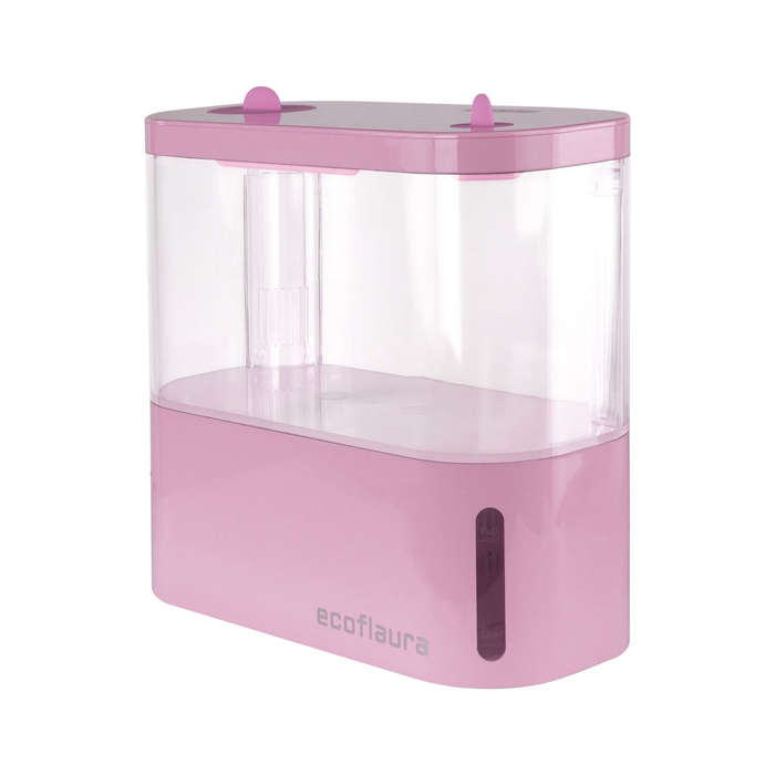 Pico EcoFlaura Fish Tank  Baby Pink | Ecoflaura | Modern Compact Acrylic Aquarium with LED & F...