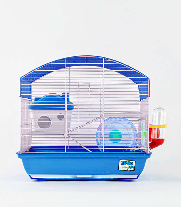 Hamster Cage 3  37x28x35cm  Blue | Zugo | Multi-Level Blue Hamster Cage