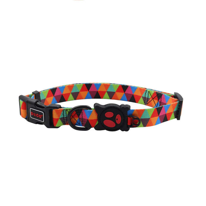 Doco Loco Dog Collar - S - Triangles | Doco | Geometric Triangle Collar for Small Dogs