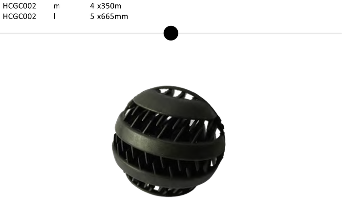 Plastic Bio Balls Filter Media  500g / 50 Pack | Oceanmax | High-Efficiency Aquarium Filter Media
