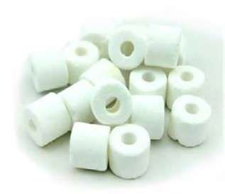 Ceramic Rings Filter Media  500g Box | Oceanmax | Premium Ceramic Aquarium Filter Rings
