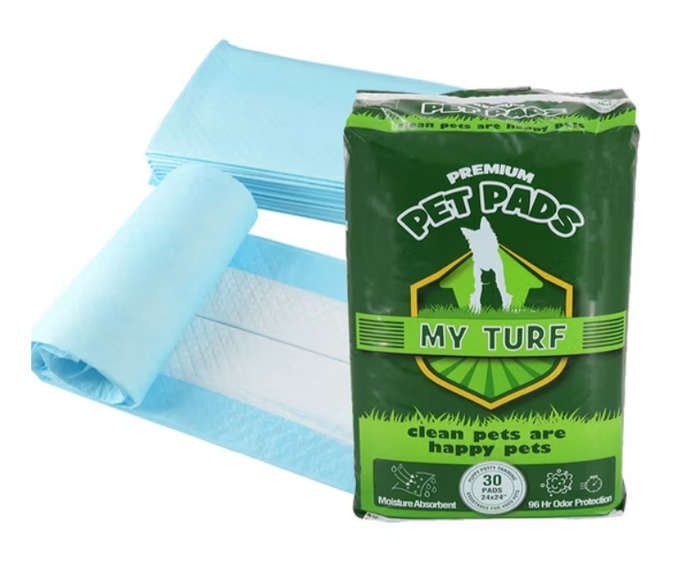 Puppy Training Pads  60x90 cm  30 Pads Per Bag  Extra-Large | My Turf | XL Absorbency, L...