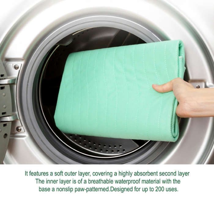 Reusable and Washable Puppy Training Pads  60 x 45 cm  2 Pads Per Bag | My Turf | Eco-Frien...