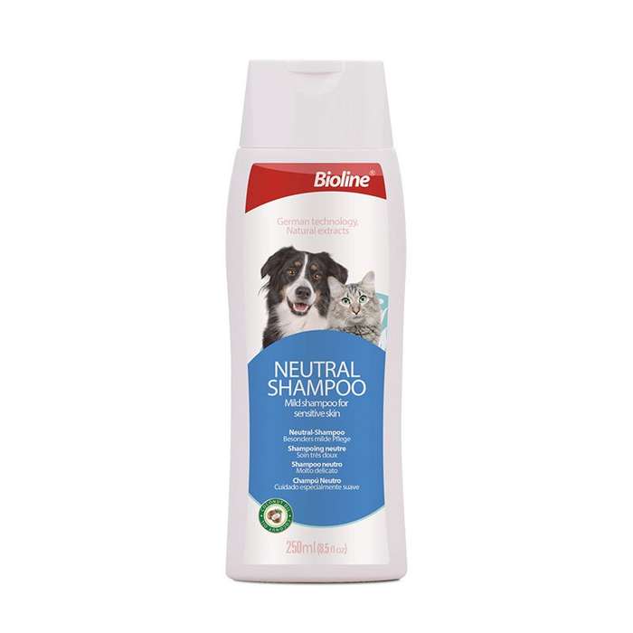 Bioline Neutral Fragrance-Free Dog & Cat Shampoo  250ML | Bioline | Gentle, Unscented Formula ...