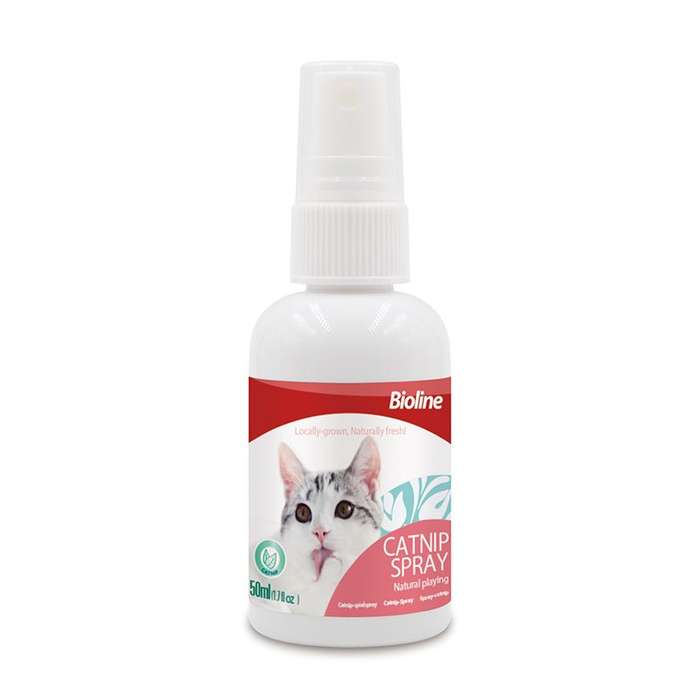 Bioline Natural Catnip Spray  50ML | Bioline | Stimulates Playful, Active Behavior | Enriches ...