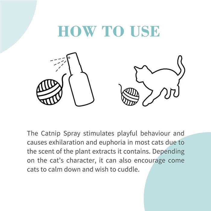 Bioline Natural Catnip Spray  50ML | Bioline | Stimulates Playful, Active Behavior | Enriches ...