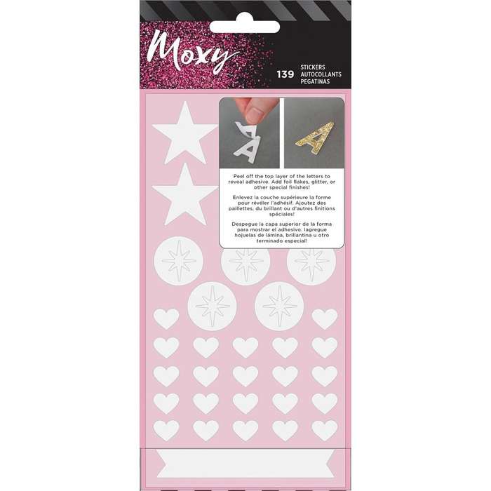 Moxy Double-Sided Foam Stickers