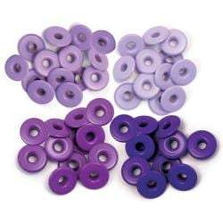 We R Eyelets Wide 40/Pkg Purple